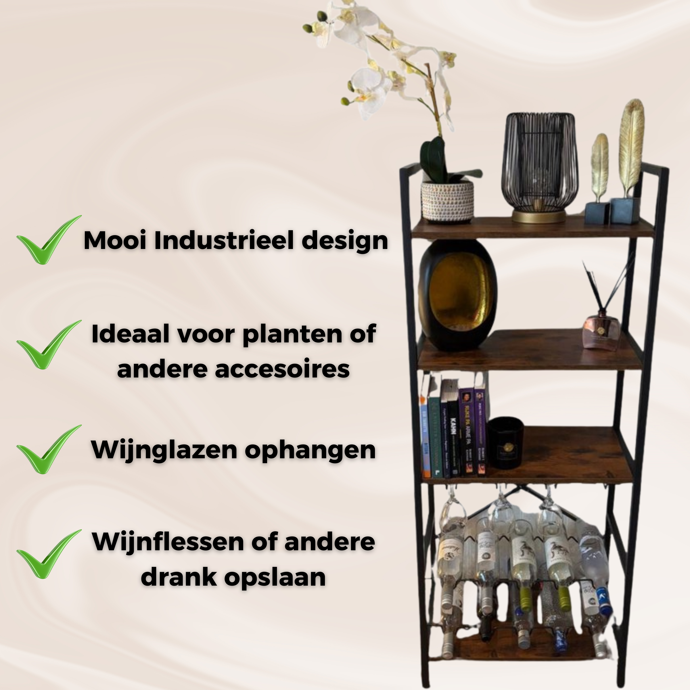 Het Industriële Wijnrek voor Jouw Perfecte Wijncollectie