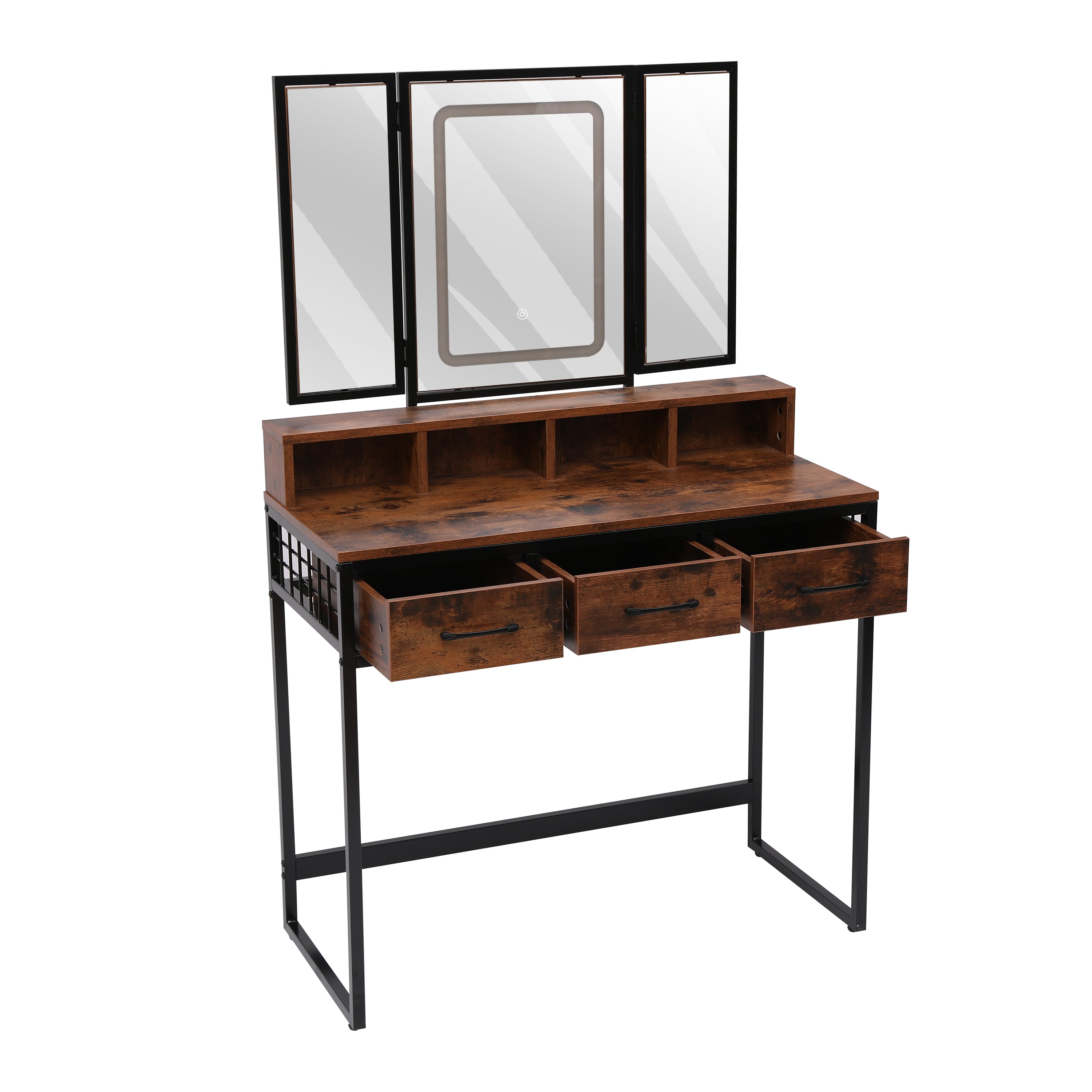 Coiffeuse - Bentley | Table de maquillage au look industriel 