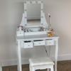 Kaptafel - Bella | Luxe Make up tafel Wit