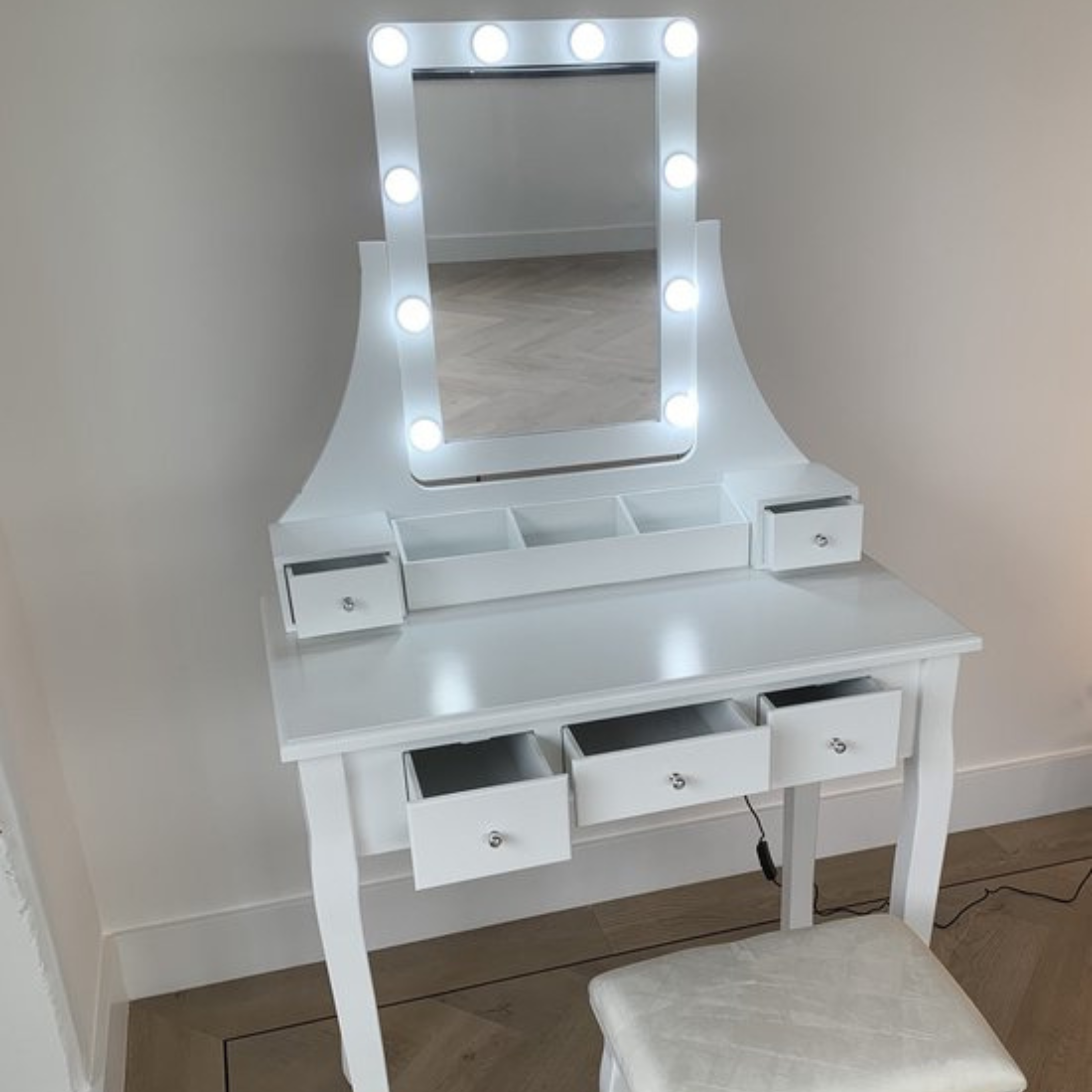 Kaptafel - Bella | Luxe Make up tafel Wit