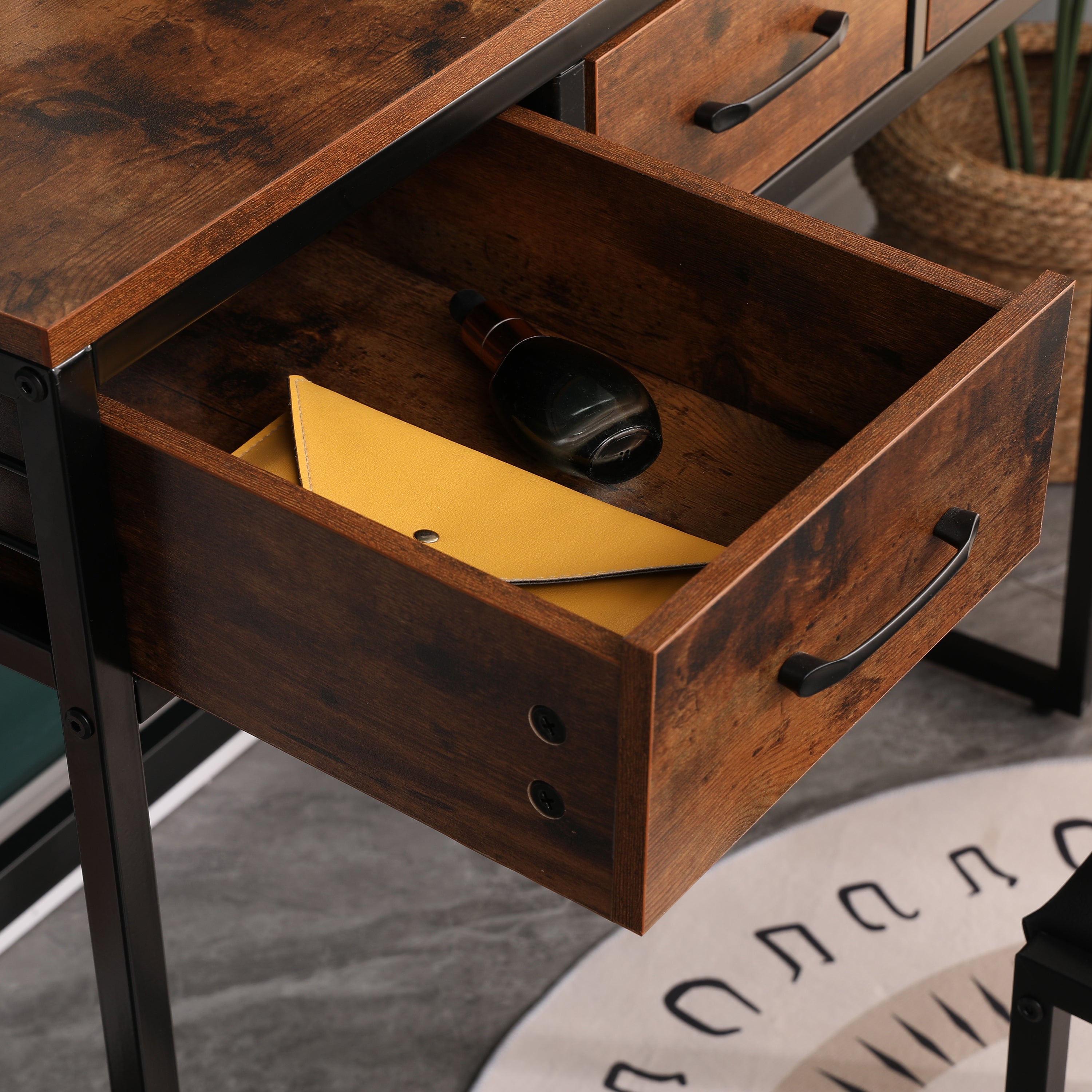 Coiffeuse - Bentley | Table de maquillage au look industriel 